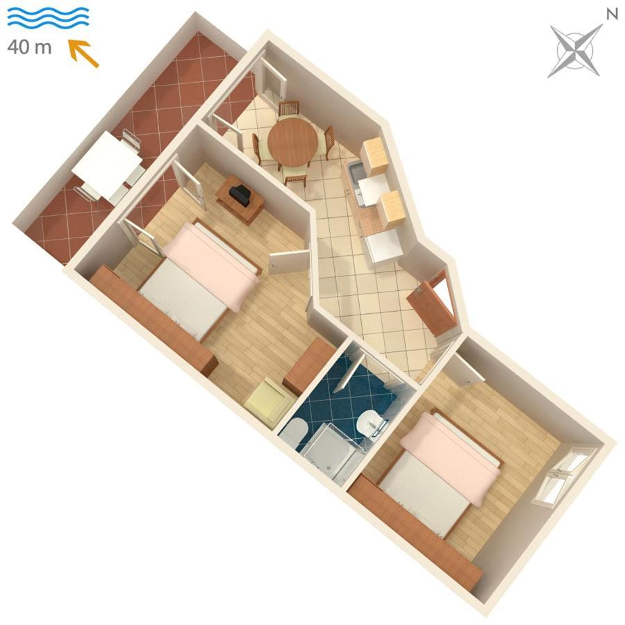 Apartments By The Sea Igrane, Makarska - 310 ภายนอก รูปภาพ