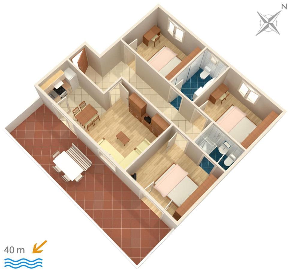 Apartments By The Sea Igrane, Makarska - 310 ภายนอก รูปภาพ